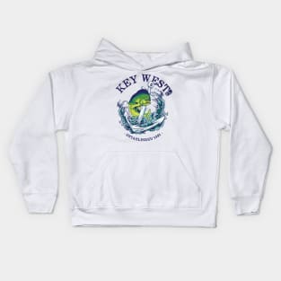 Key West Florida Mahi Mahi Fishing gifts Kids Hoodie